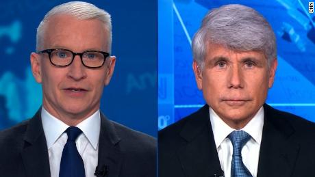Anderson Cooper, Rod Blagojevich